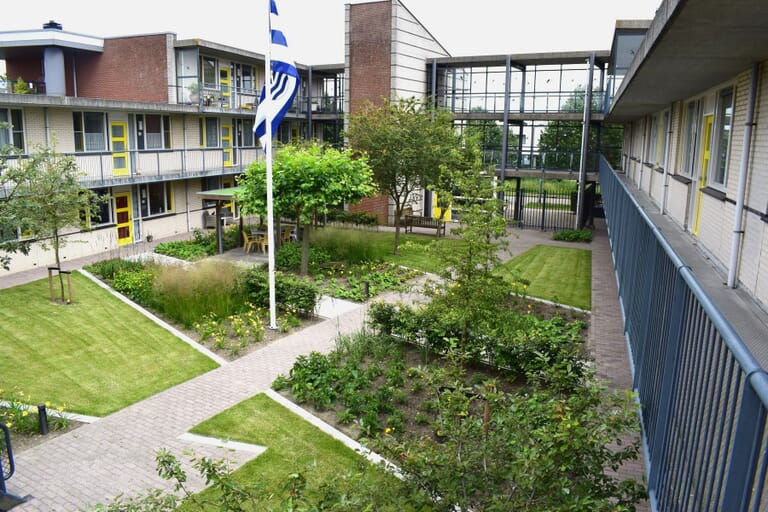 Verbinding naar daktuin